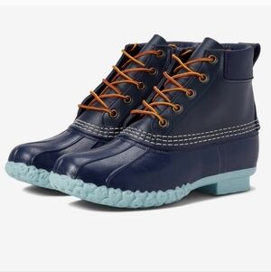L.L. Bean The Bean Boot Lace Up Duck Fisherman Boots